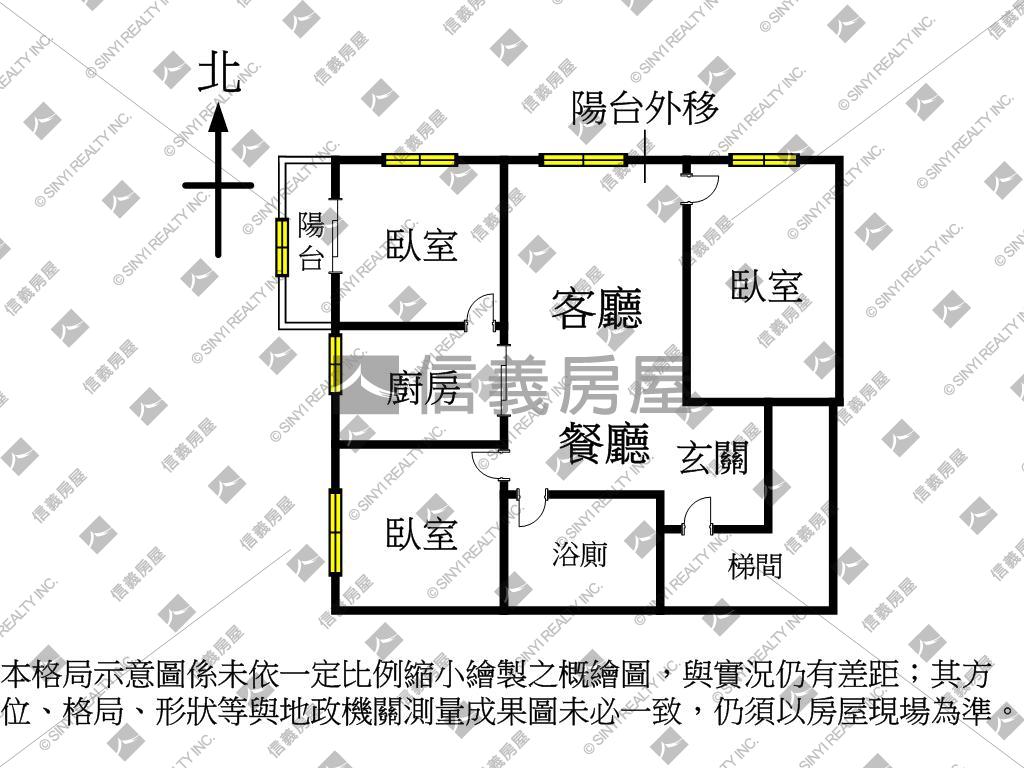 萬象華都視野美三房房屋室內格局與周邊環境