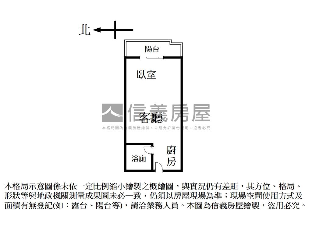 捷運囍多採光好視野套房房屋室內格局與周邊環境