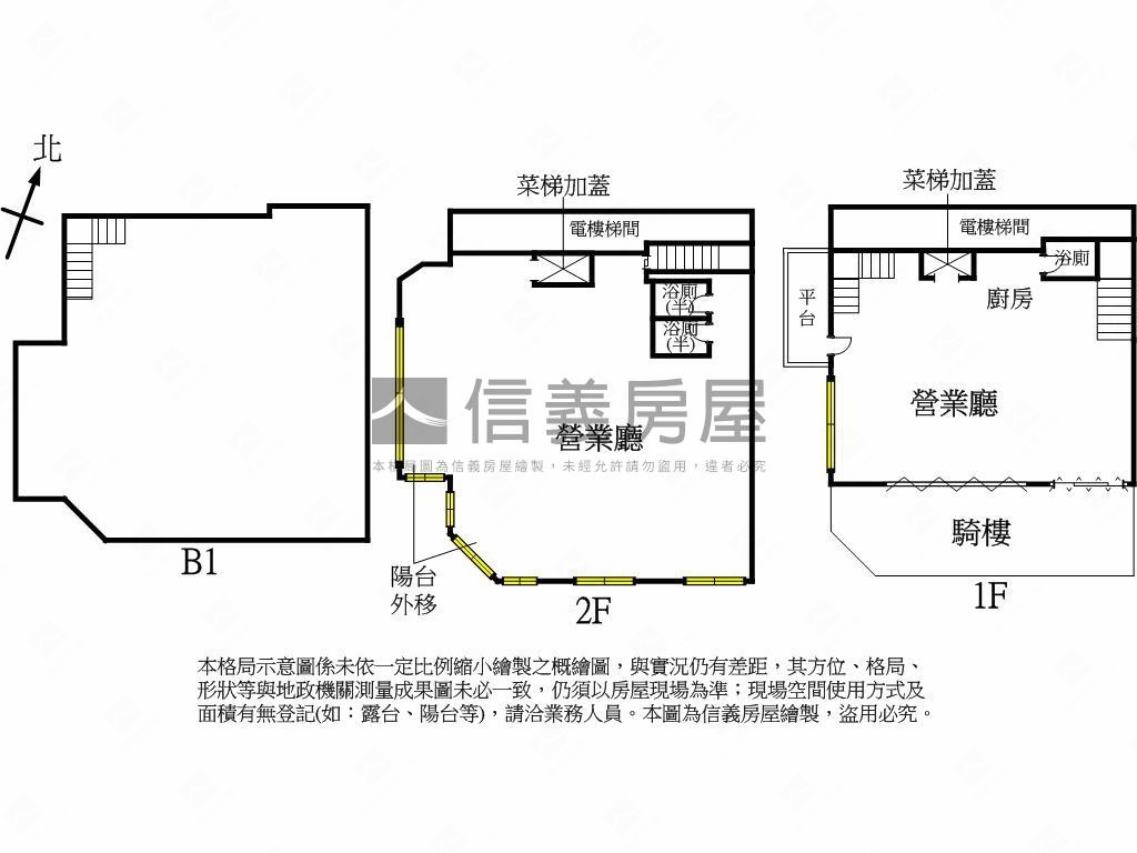 文化中心｜林南街角窗店面房屋室內格局與周邊環境