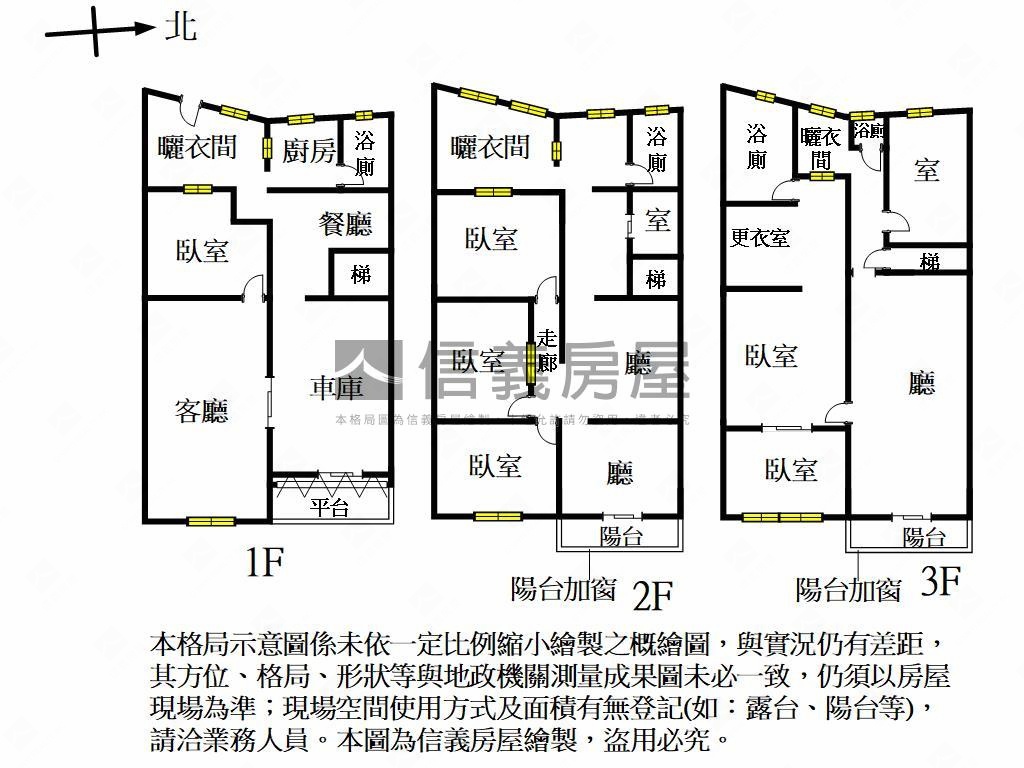 地坪５０．７坪大面寬透天房屋室內格局與周邊環境