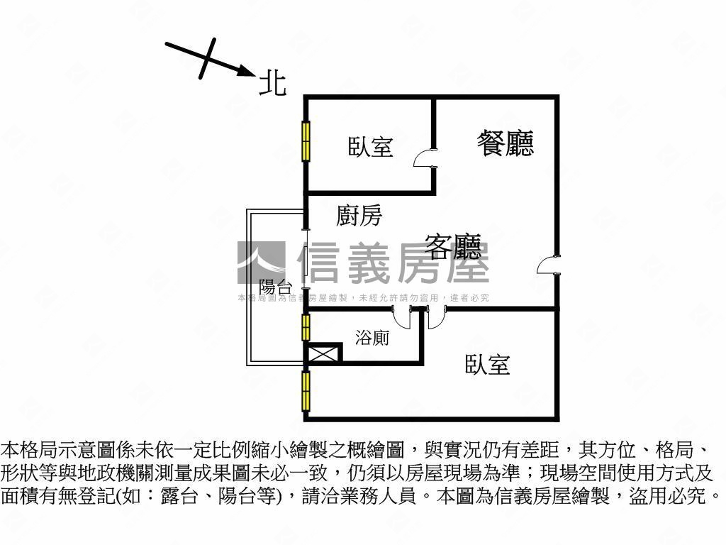 面公園視野！心之所向兩房房屋室內格局與周邊環境