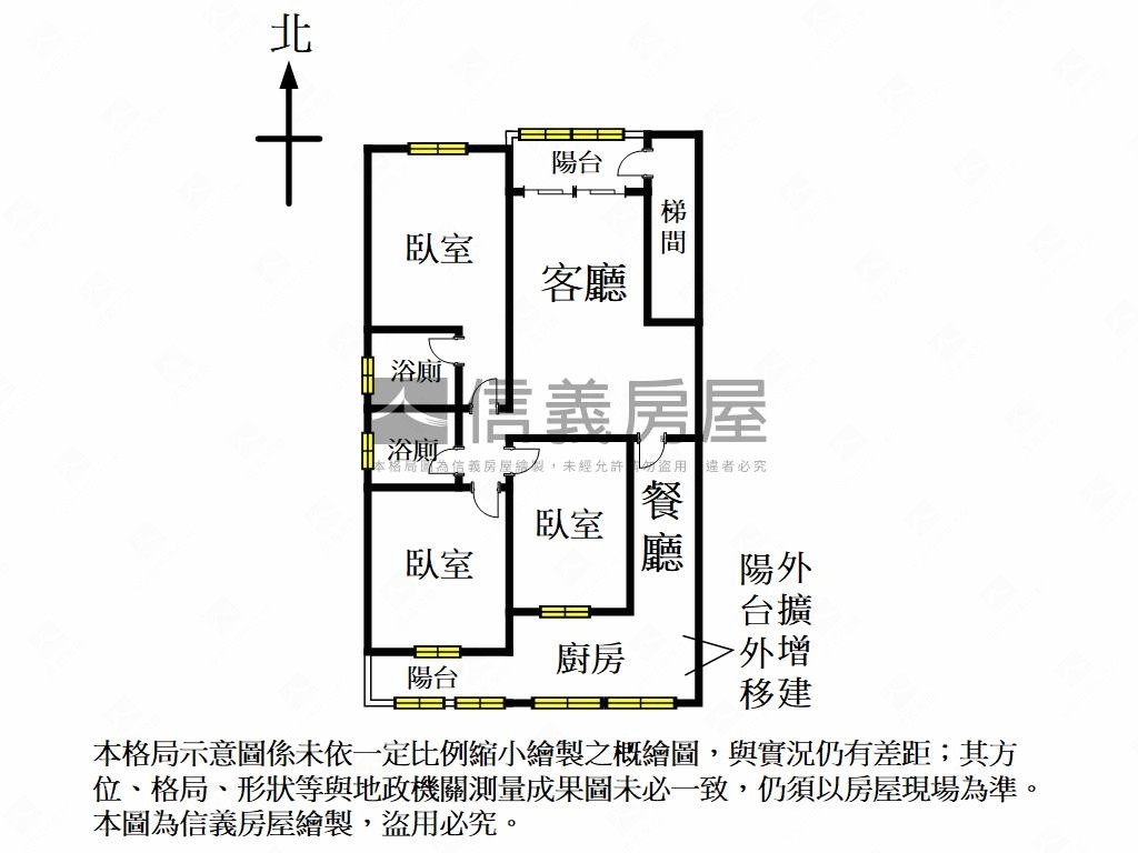 復北捷運邊間美寓房屋室內格局與周邊環境