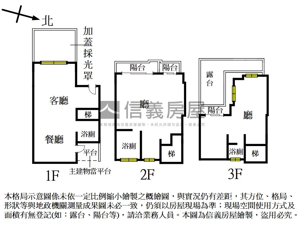 閑谷邊間美式庭院透天房屋室內格局與周邊環境