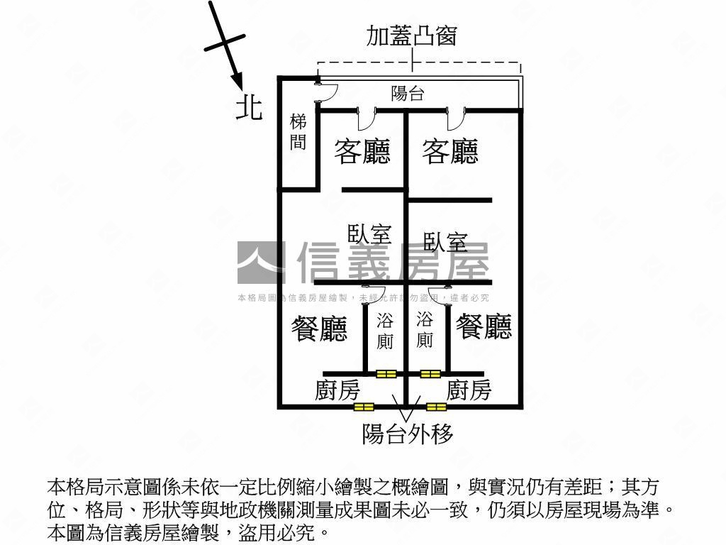 大觀方正二樓房屋室內格局與周邊環境