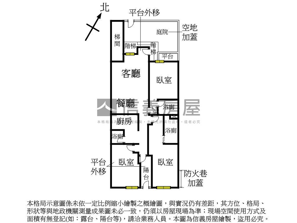 康樂街社區公寓美妝一樓房屋室內格局與周邊環境