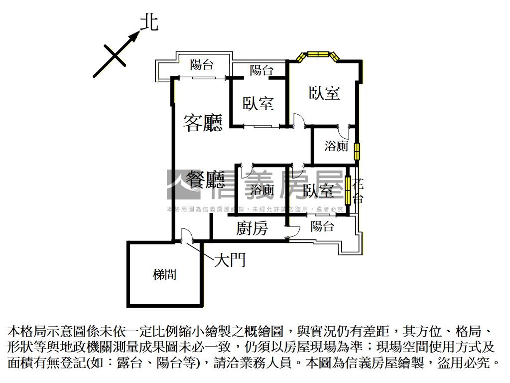 優質宏國美景三房車位房屋室內格局與周邊環境
