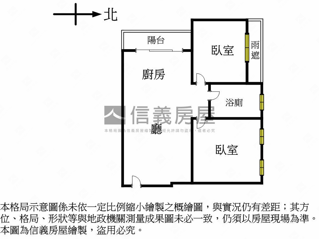 大里興大之星兩房含車位房屋室內格局與周邊環境