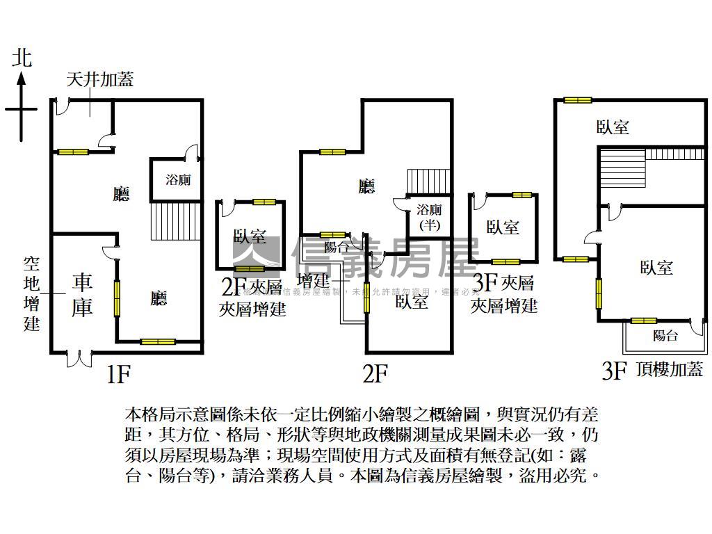 近文化捷運３Ｆ車庫透天房屋室內格局與周邊環境
