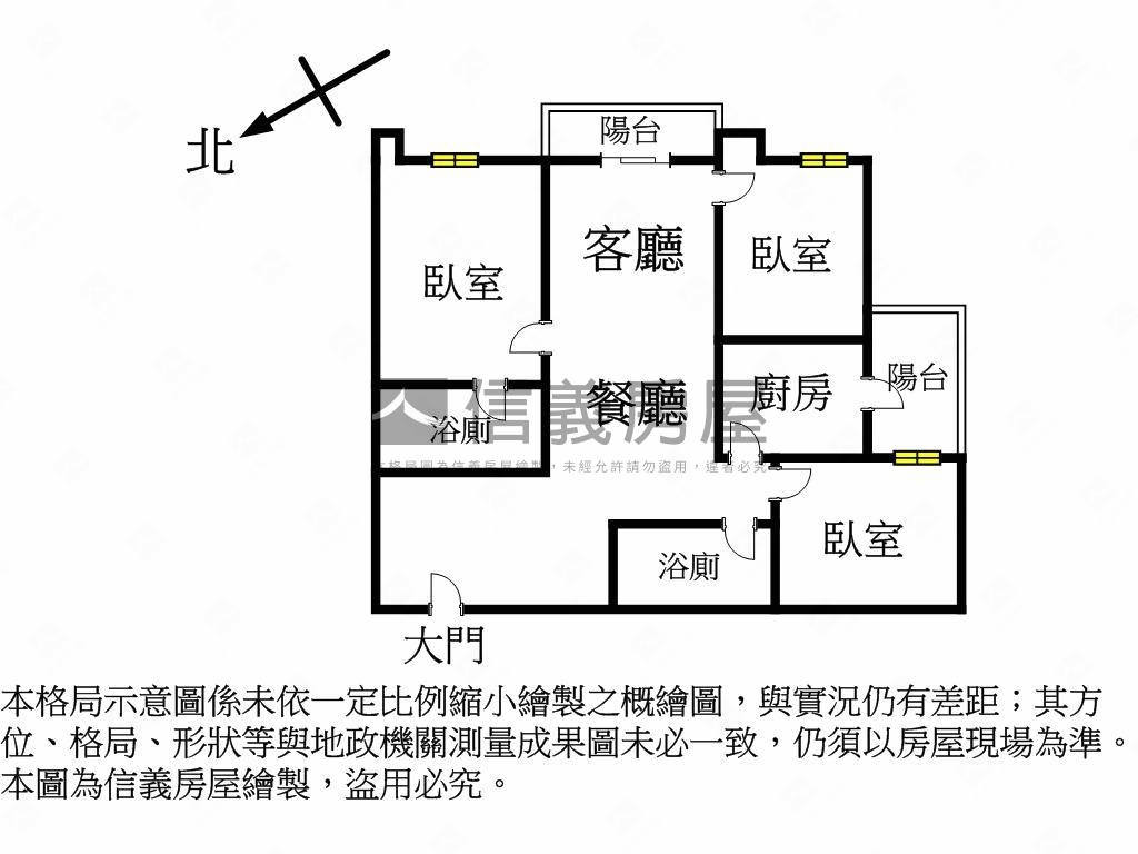 優質文青三房雙車位房屋室內格局與周邊環境