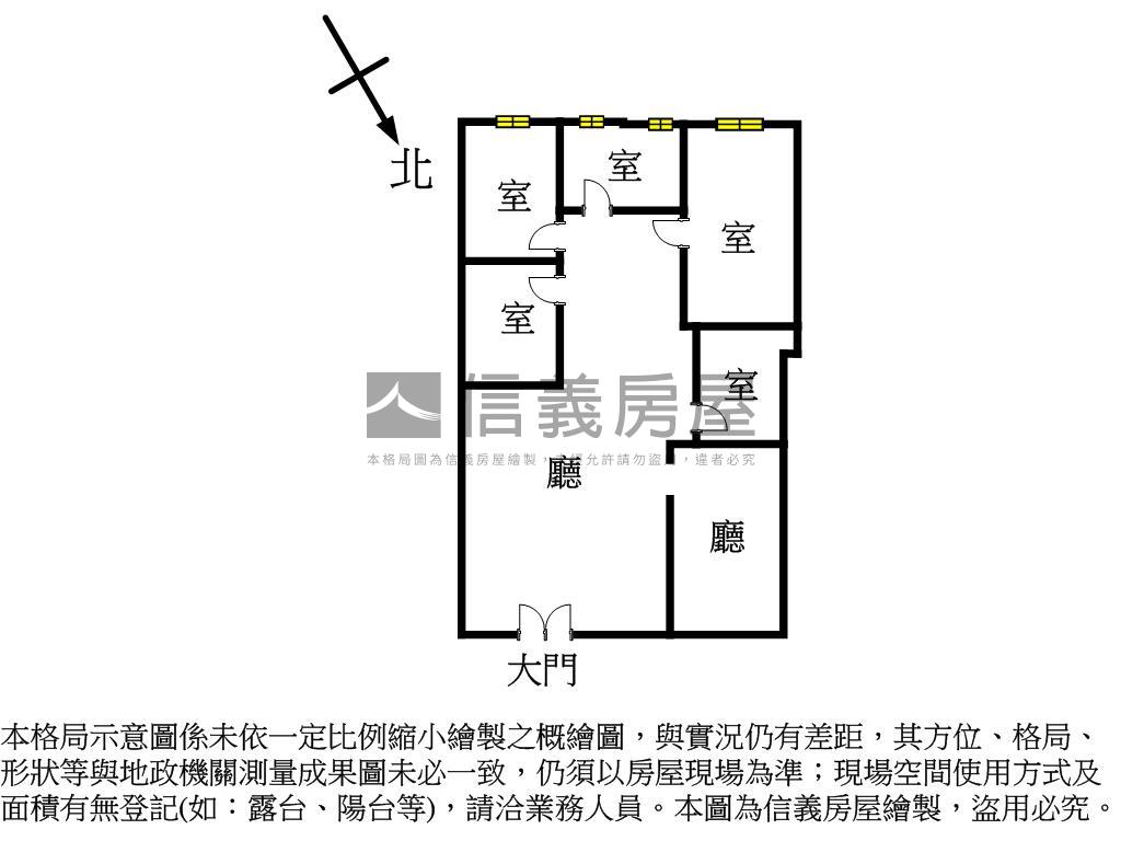 亞灣中華經貿商辦２戶房屋室內格局與周邊環境