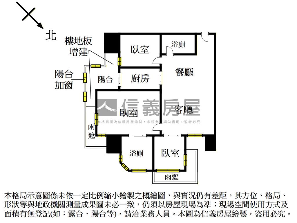 玉上園Ａ棟面樹景三房車位房屋室內格局與周邊環境
