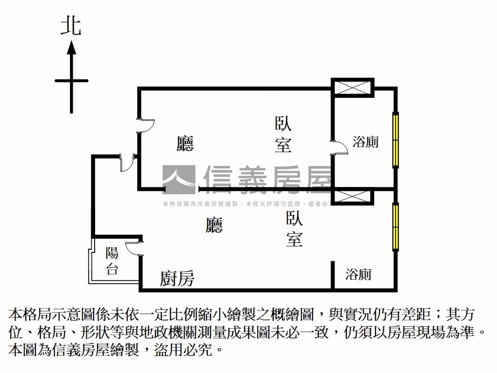 東區銀座｜１０１景觀兩房房屋室內格局與周邊環境