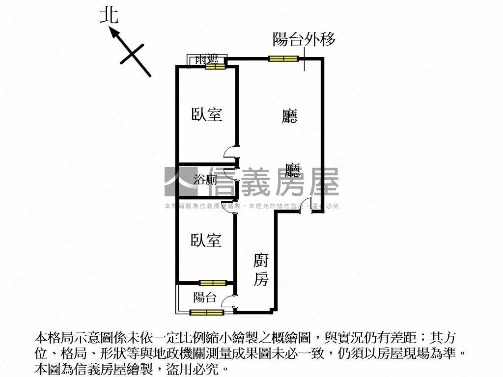 專任精華地點仁愛錄２房房屋室內格局與周邊環境