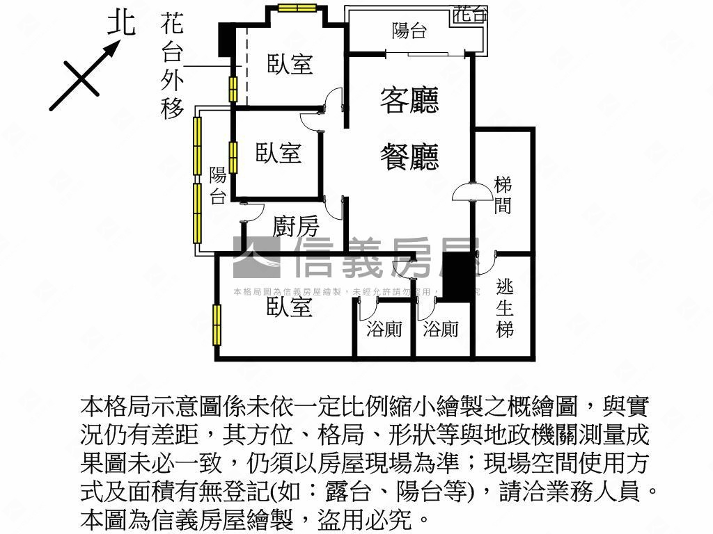大興敦煌三房房屋室內格局與周邊環境