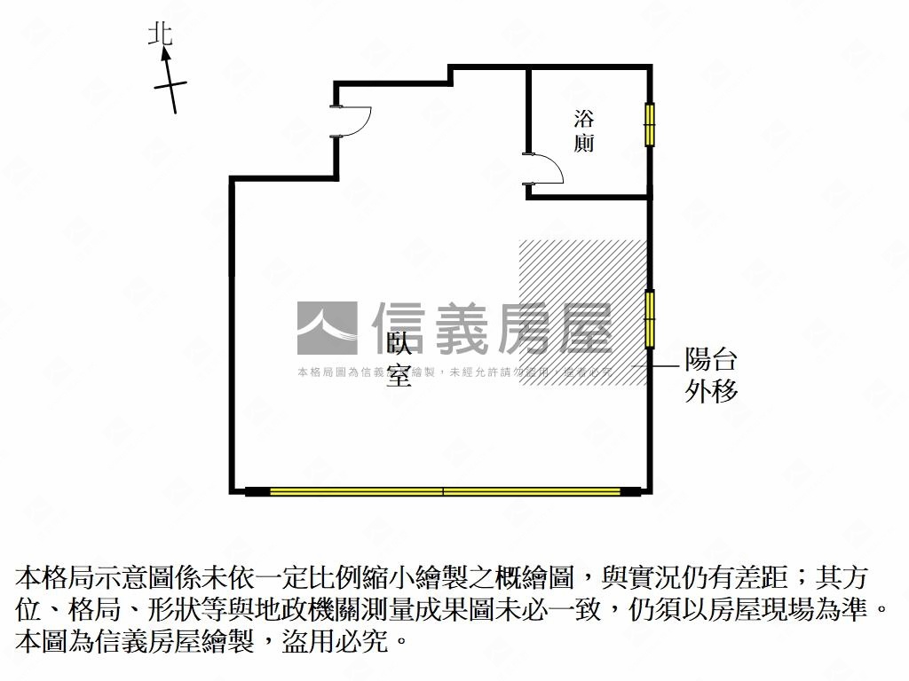 鹽行全新完工採光套房Ｂ４房屋室內格局與周邊環境