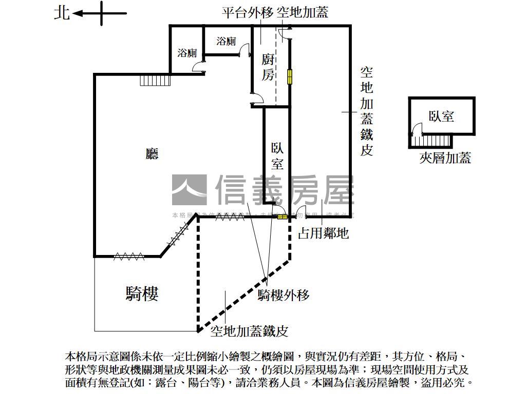 益民路大面寬店住房屋室內格局與周邊環境