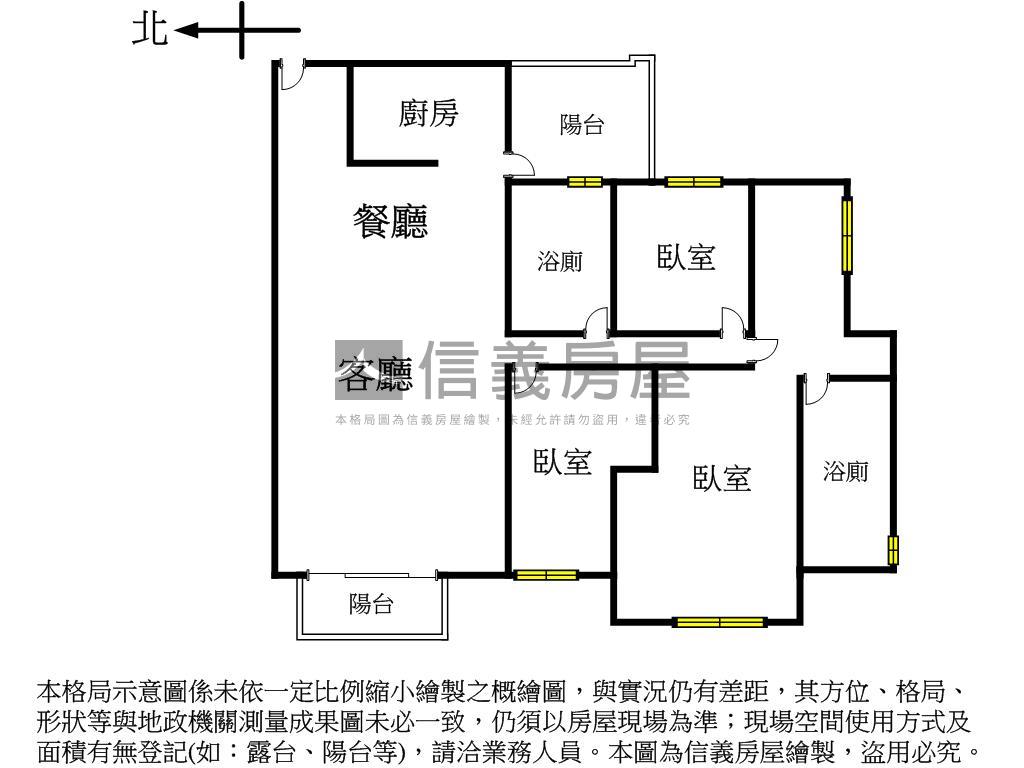 湖濱城高樓視野三房雙平車房屋室內格局與周邊環境