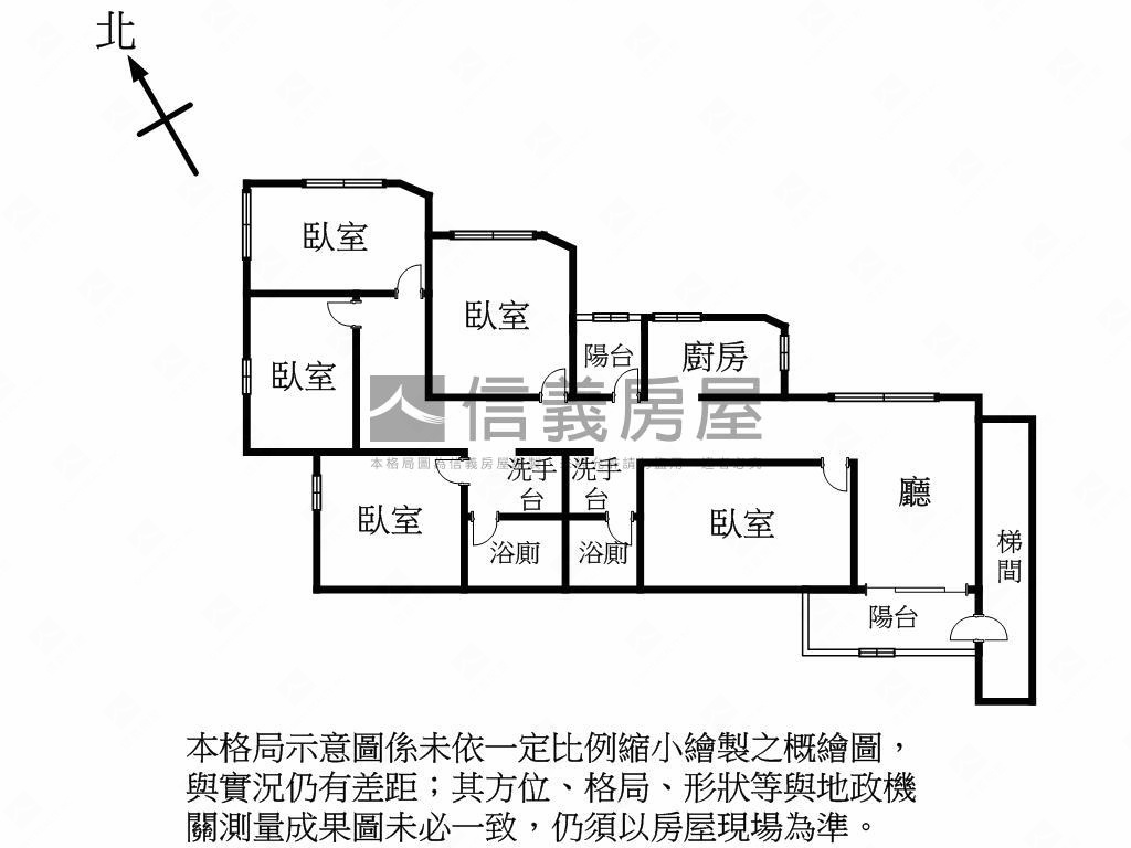 名人新世界五房美華廈房屋室內格局與周邊環境