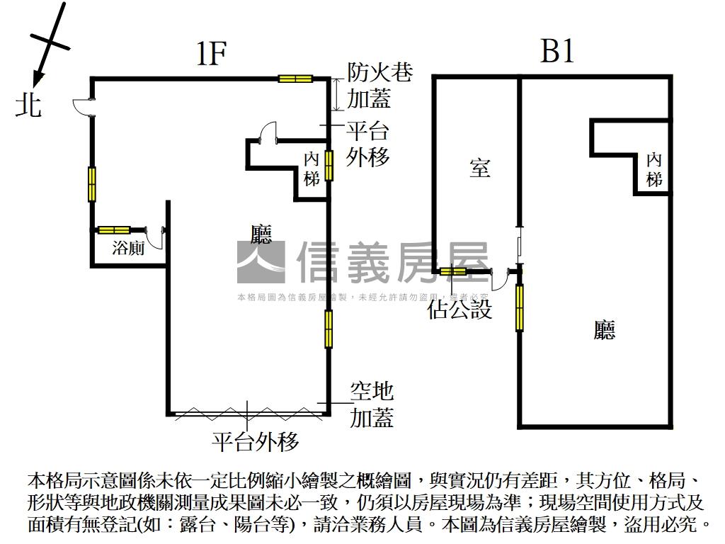 具未來潛力仁愛圓環旁店面房屋室內格局與周邊環境