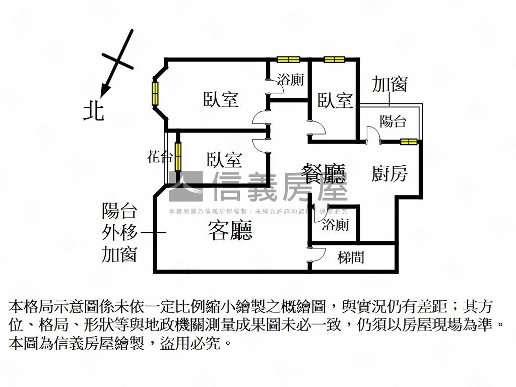 台北豪景精緻電梯三房房屋室內格局與周邊環境