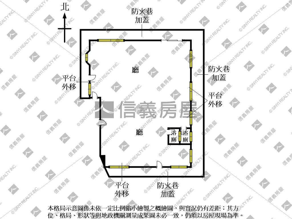 頂溪住辦大空間一樓房屋室內格局與周邊環境