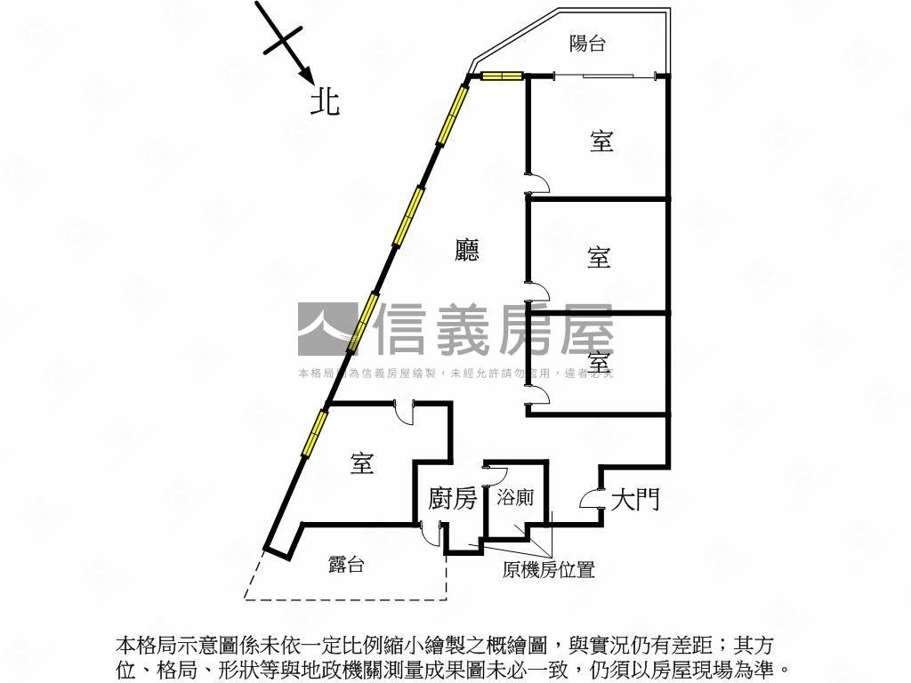 中正大觀三樓房屋室內格局與周邊環境