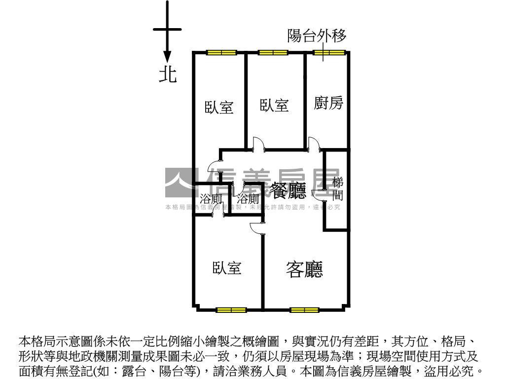 市府微風低公設美廈房屋室內格局與周邊環境