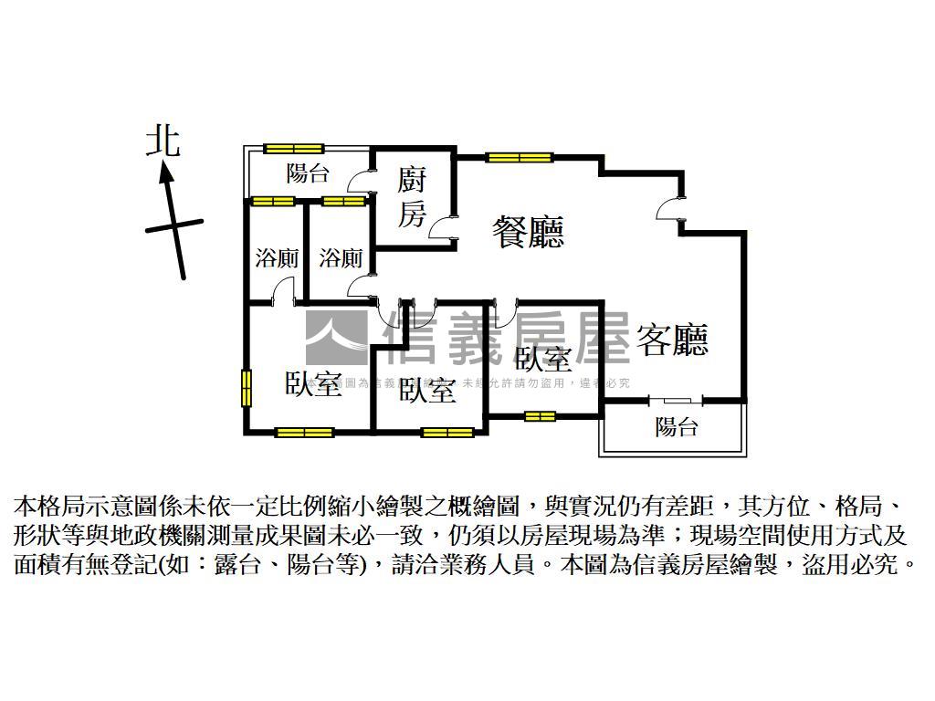 內壢｜自立Ｅ區景觀三房房屋室內格局與周邊環境
