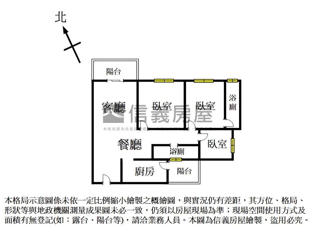 昕光之櫻視野三房平車房屋室內格局與周邊環境