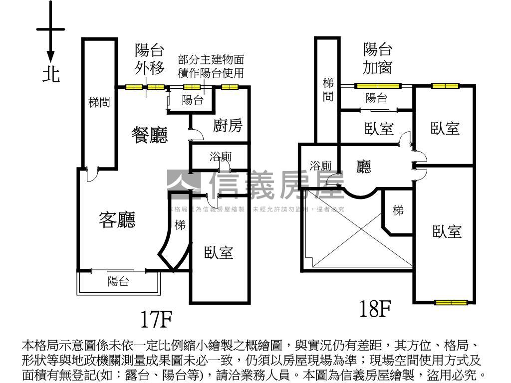 歐風傳家大戶樓中樓面公園房屋室內格局與周邊環境