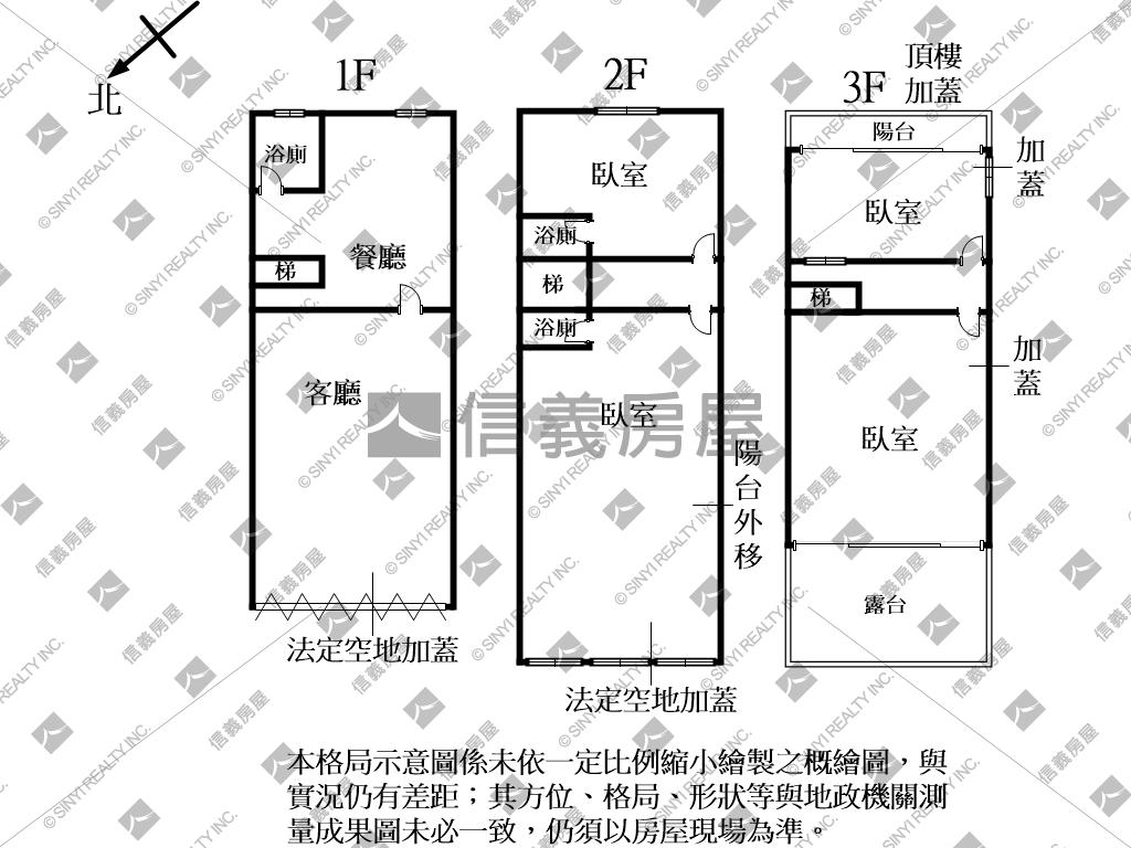 鑑賞臨路透天住店房屋室內格局與周邊環境