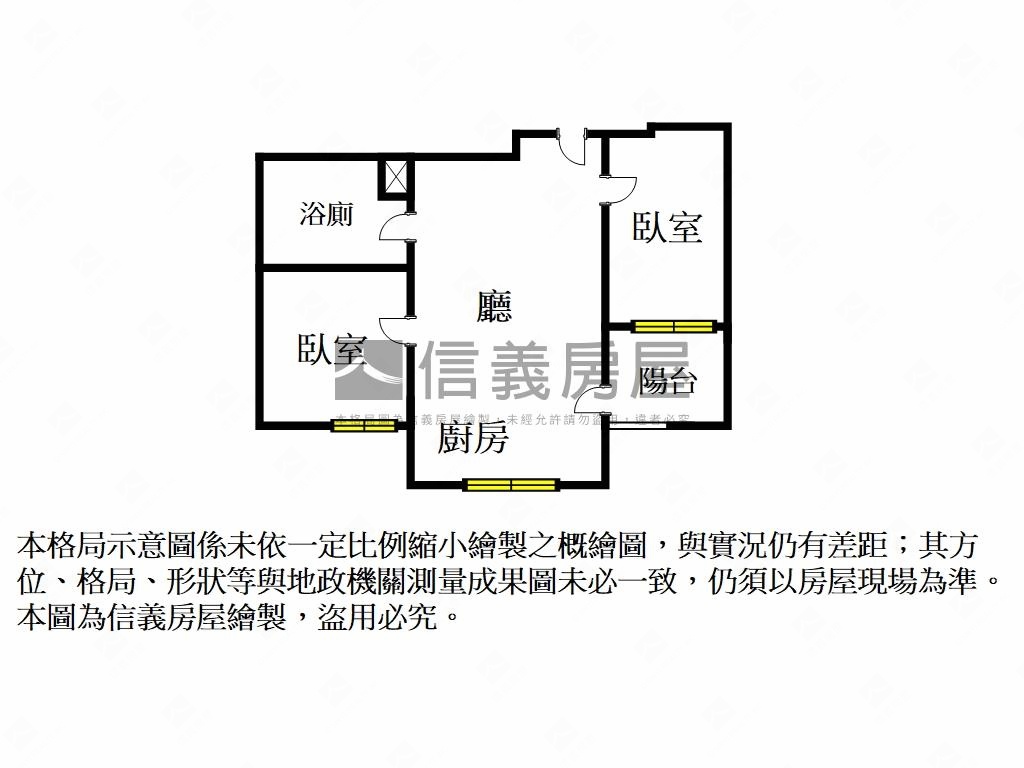 晴空大地兩房房屋室內格局與周邊環境