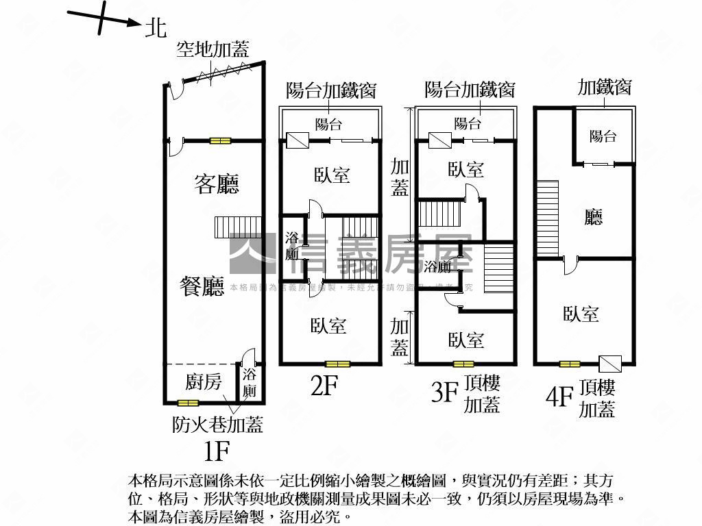 崇德近九年學區臨路透天房屋室內格局與周邊環境