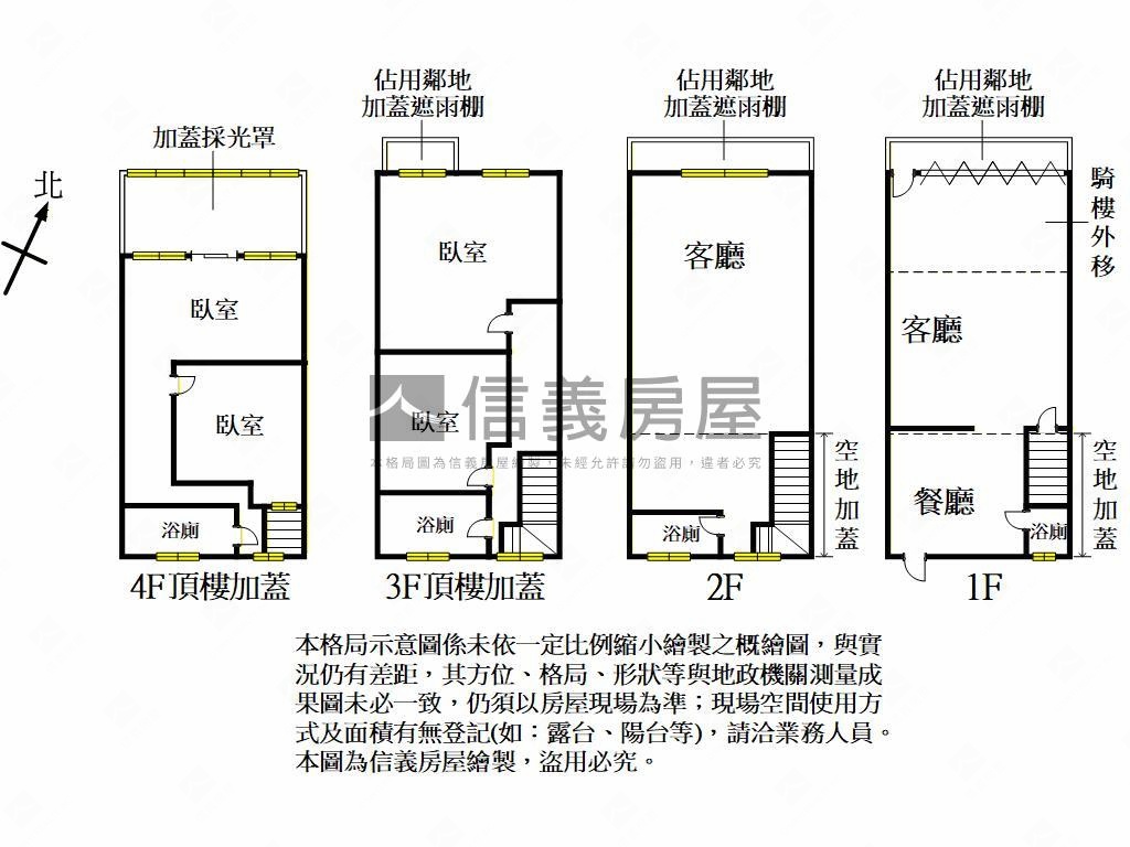 華勛大空間透天房屋室內格局與周邊環境