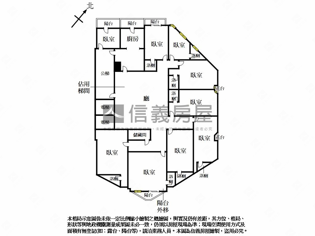 西區柳川整層收租廣三商辦房屋室內格局與周邊環境