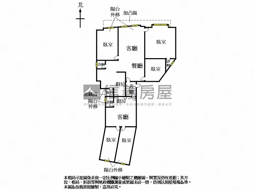 成功電梯華廈五房車位房屋室內格局與周邊環境