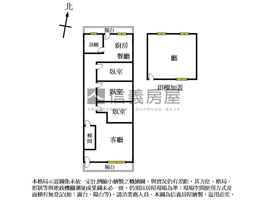 有未來性公寓二樓房屋室內格局與周邊環境