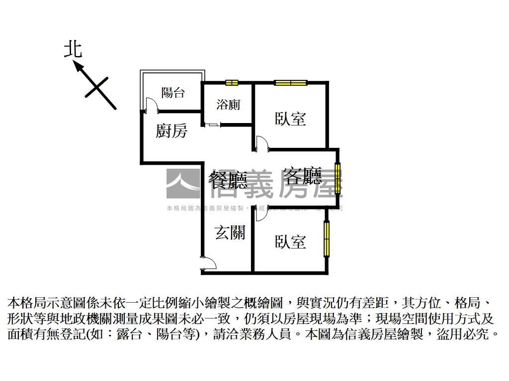 即可入住＊邊間２房車位房屋室內格局與周邊環境