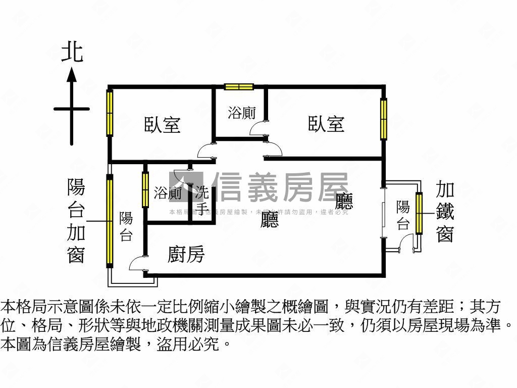 舞揚一綻高樓採光兩房車位房屋室內格局與周邊環境