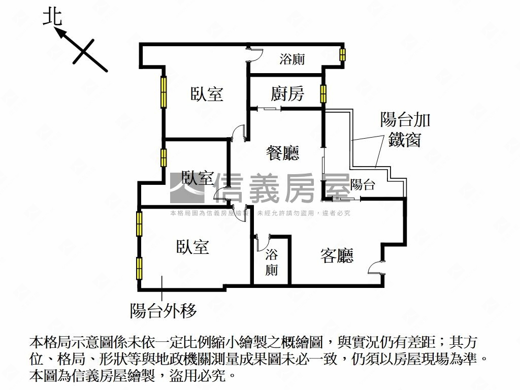 植物園邊間美３房房屋室內格局與周邊環境