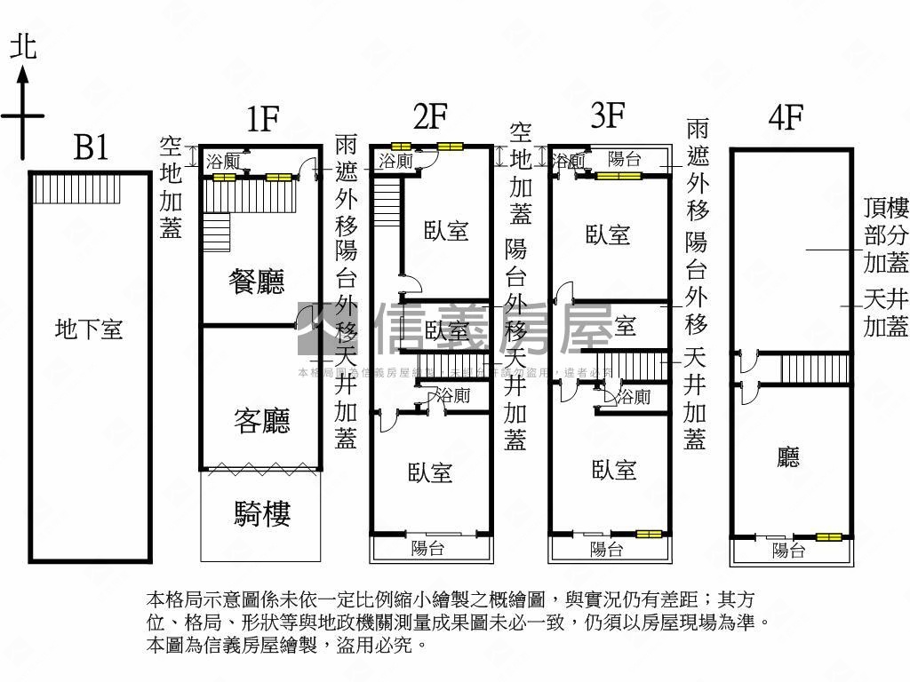 近樹義國小臨路透店房屋室內格局與周邊環境