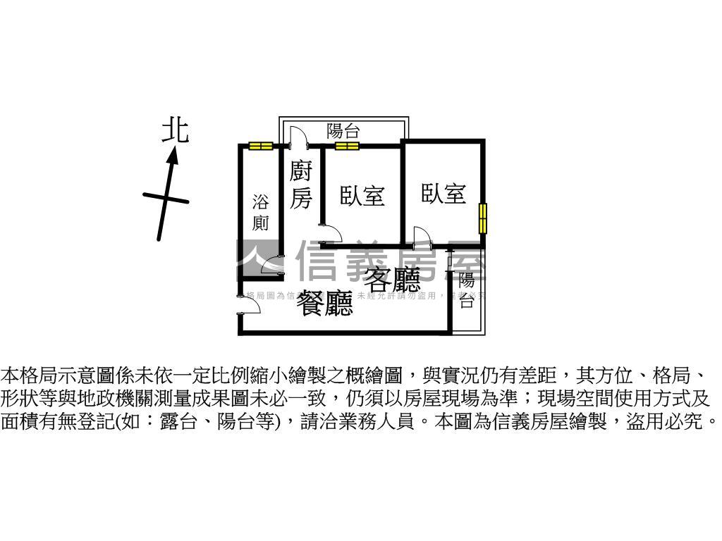 美樂地低樓層精美兩房房屋室內格局與周邊環境