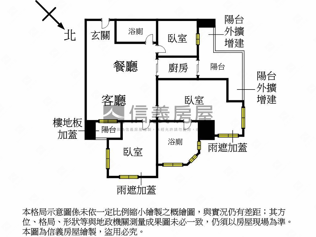 玉上園｜邊間質感三房房屋室內格局與周邊環境
