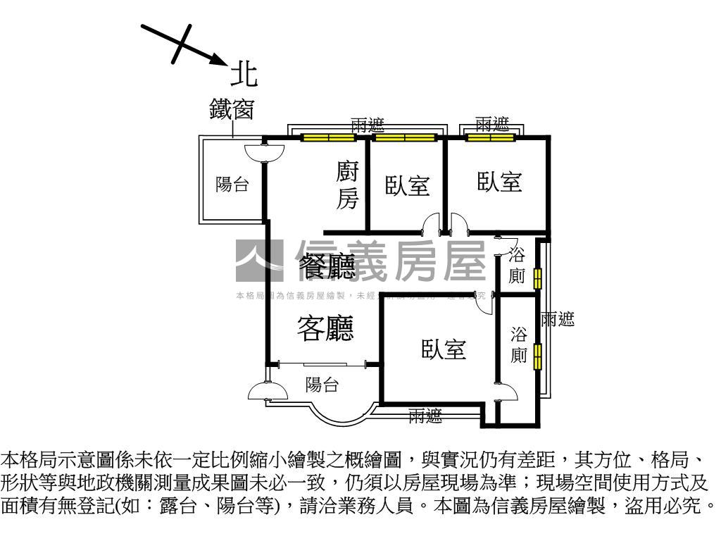 仁雄商圈三房平車房屋室內格局與周邊環境