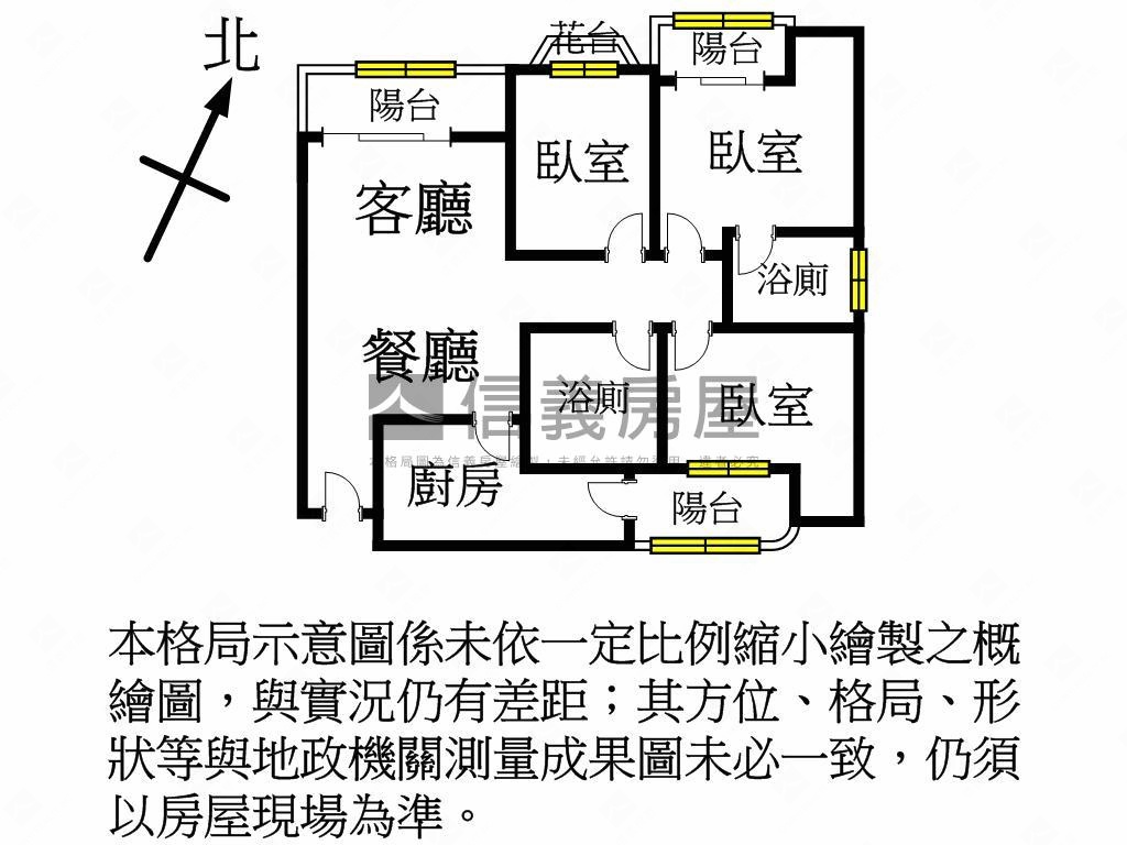 藝文近未來捷運美三房車位房屋室內格局與周邊環境