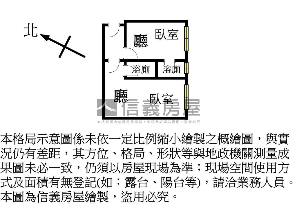 宜誠航空城會館收租聖品房屋室內格局與周邊環境