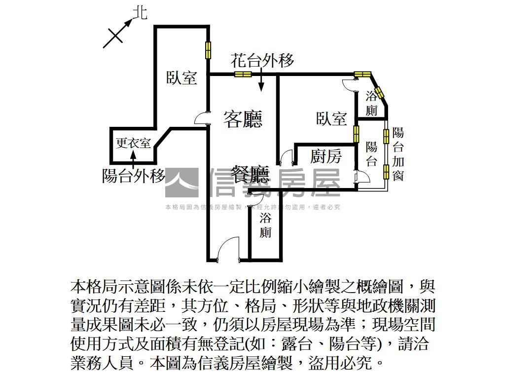巨城大２房２衛視野美裝潢房屋室內格局與周邊環境