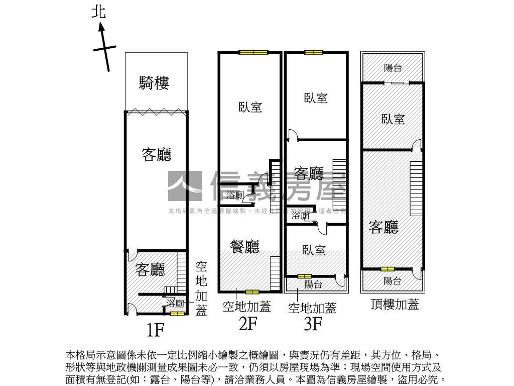 福德正路透天金店面房屋室內格局與周邊環境