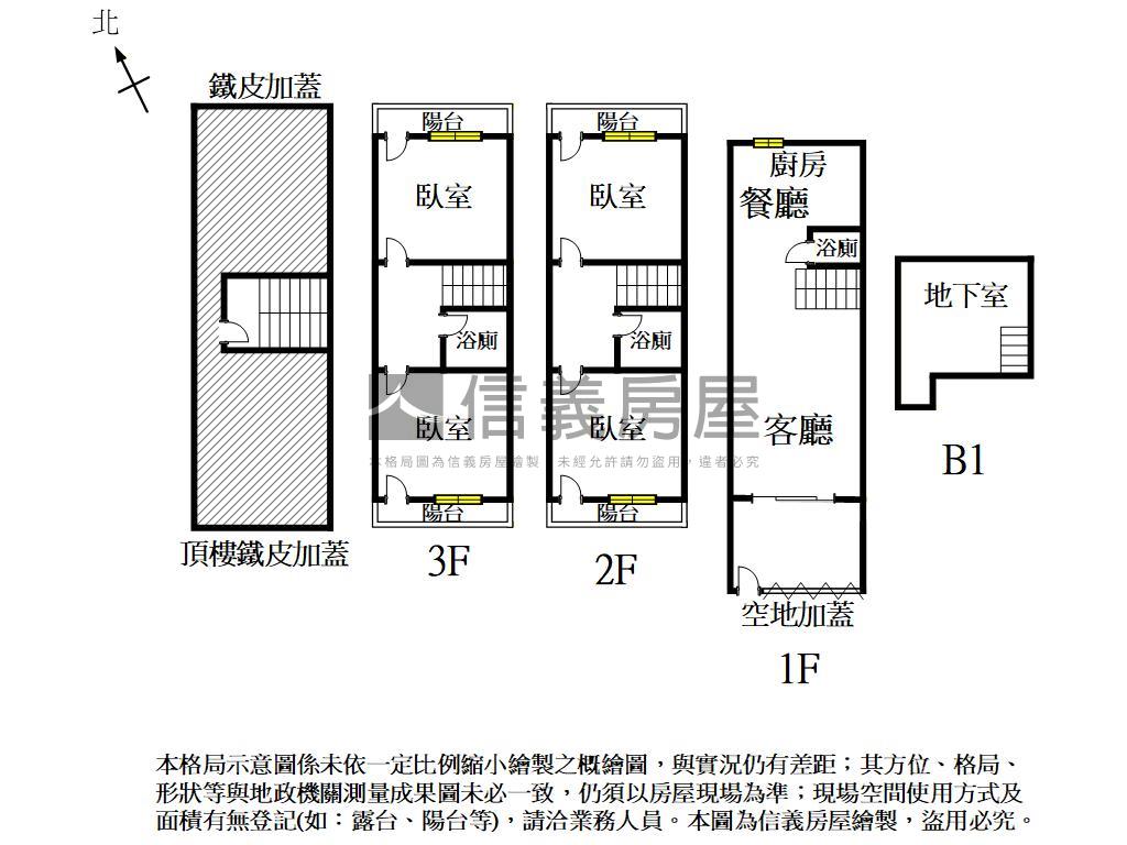 金華路免千萬臨路透天房屋室內格局與周邊環境