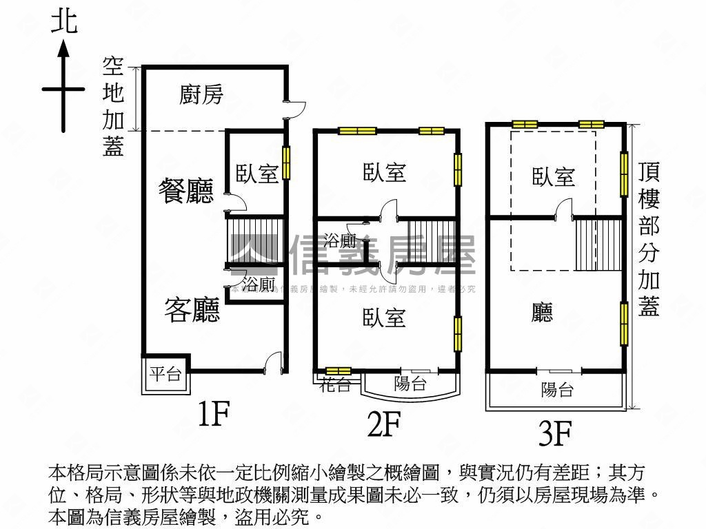專任崇德角間孝親透天房屋室內格局與周邊環境